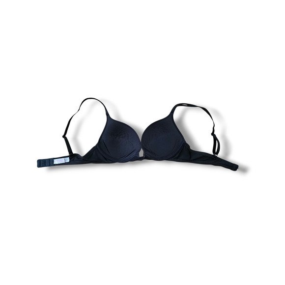 Victoria's Secret 34A Very Sexy Line Light Push-Up Demi Bra Black - Picture 2 of 3